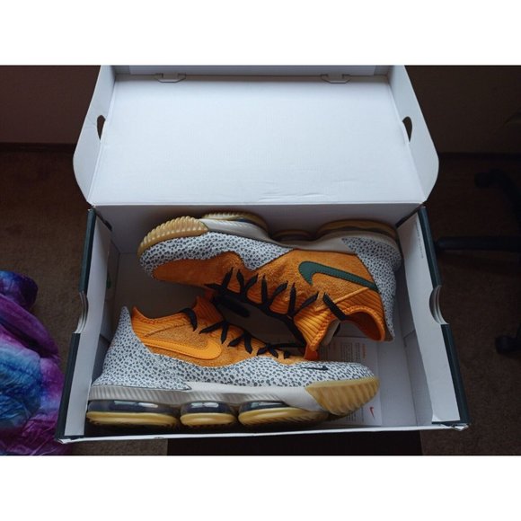 Nike LeBron 16 XVI Low AC EP Atmos \'Safari\' - Men\'s US 11 - CI3358-800 main image 4